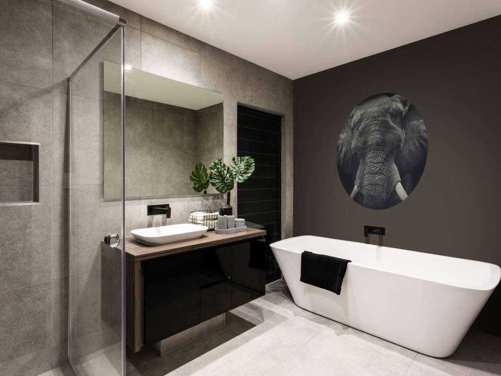 Närbild av en elefant