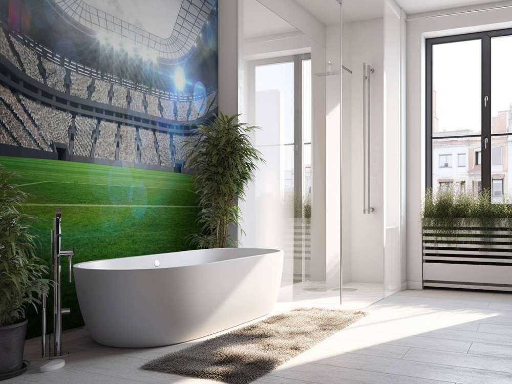 Stadion med öppet tak