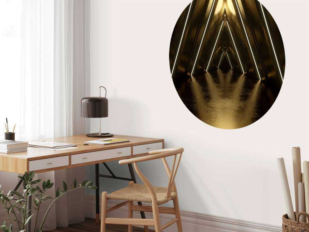 Mörk gyllene tunnel