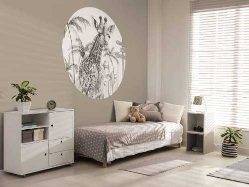 Giraffbebis i djungeln beige