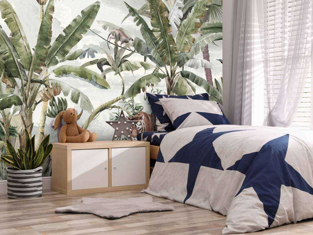 Tropisk teckning av regnskog