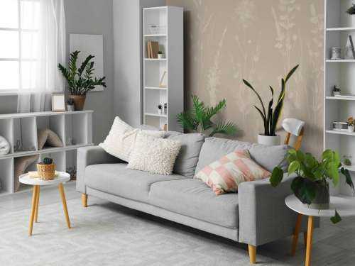 Lavendel Glänta Sömlös Taupe