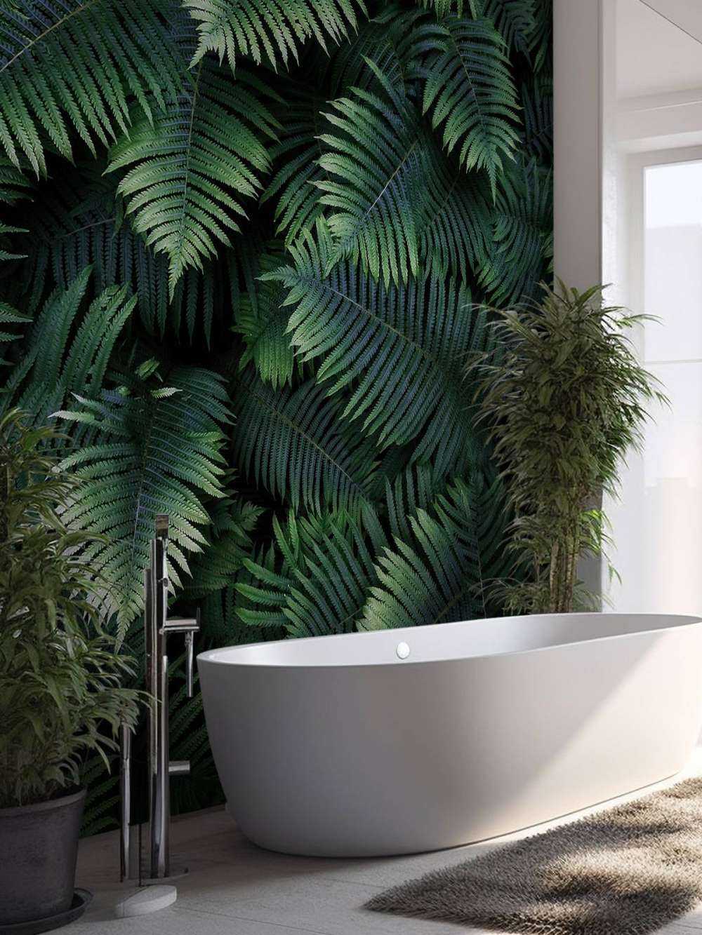 Stora palmblad