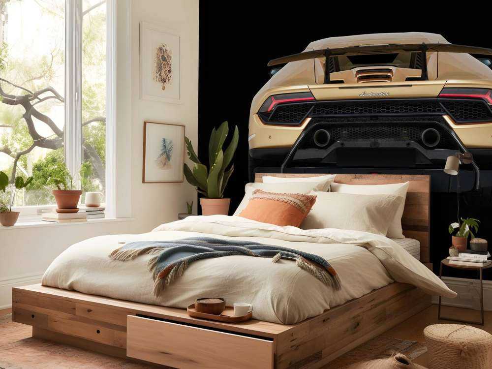 Lamborghini Huracán - Bak, svart