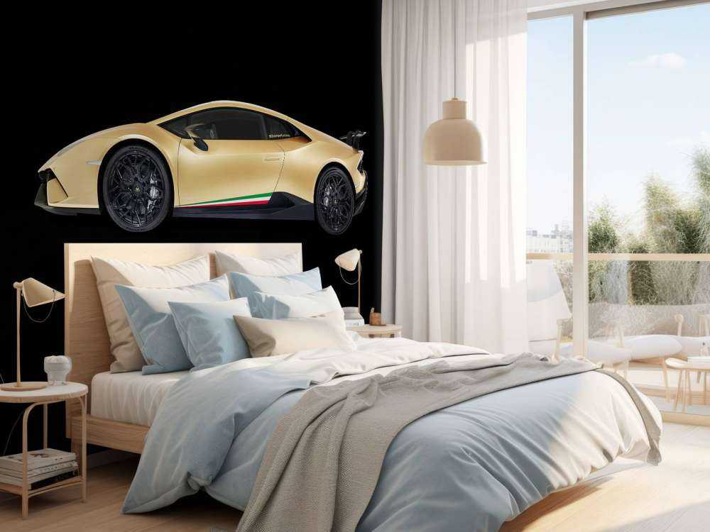 Lamborghini Huracán - Sida, svart