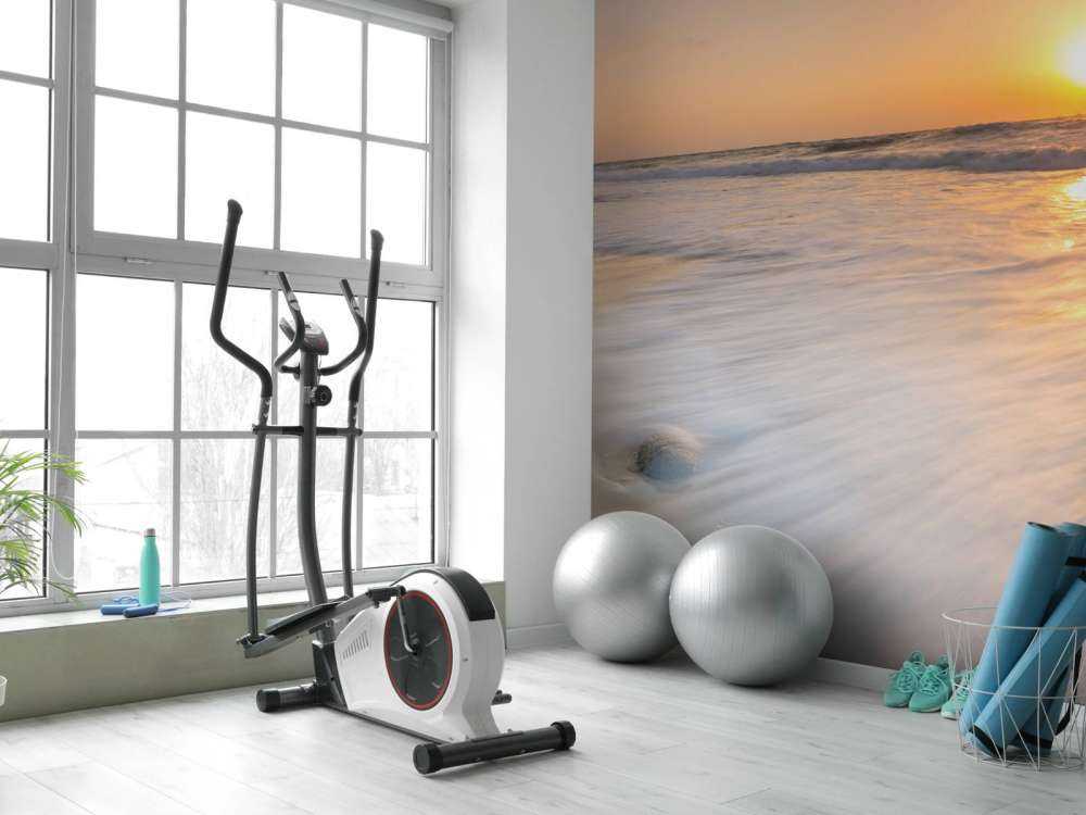 Solnedgång på stranden