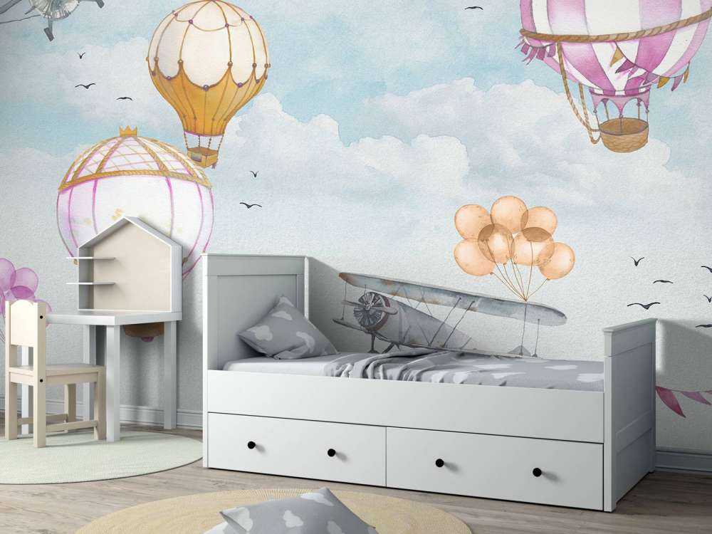 Varmluftsballonger rosa