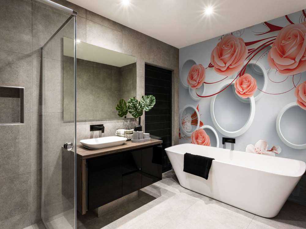 3D-cirklar och blommor