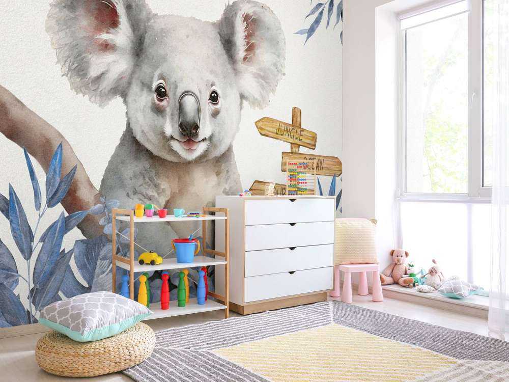 Koalabebis i djungeln blå