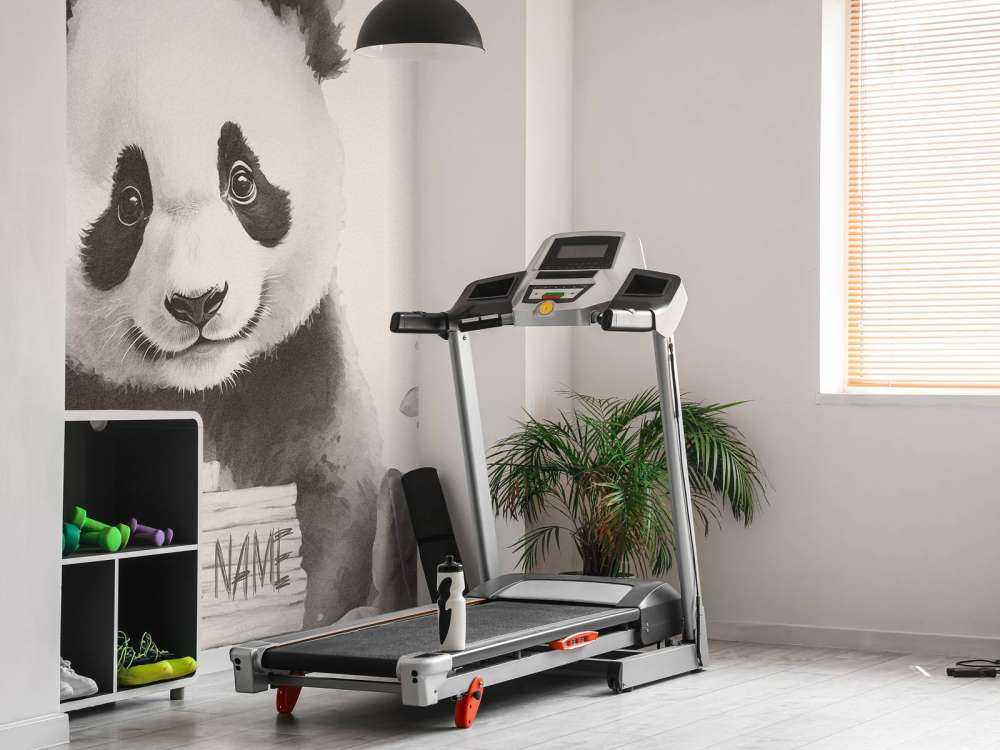 Pandaunge i djungeln beige