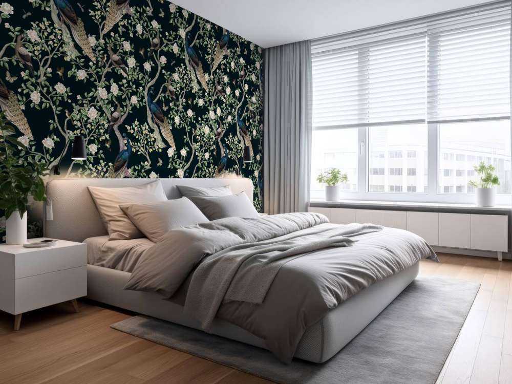 Påfågelsstolthet Blomträdgård