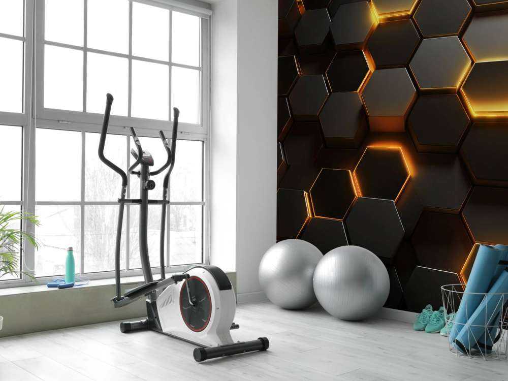 Glödande Gyllene Hexagoner