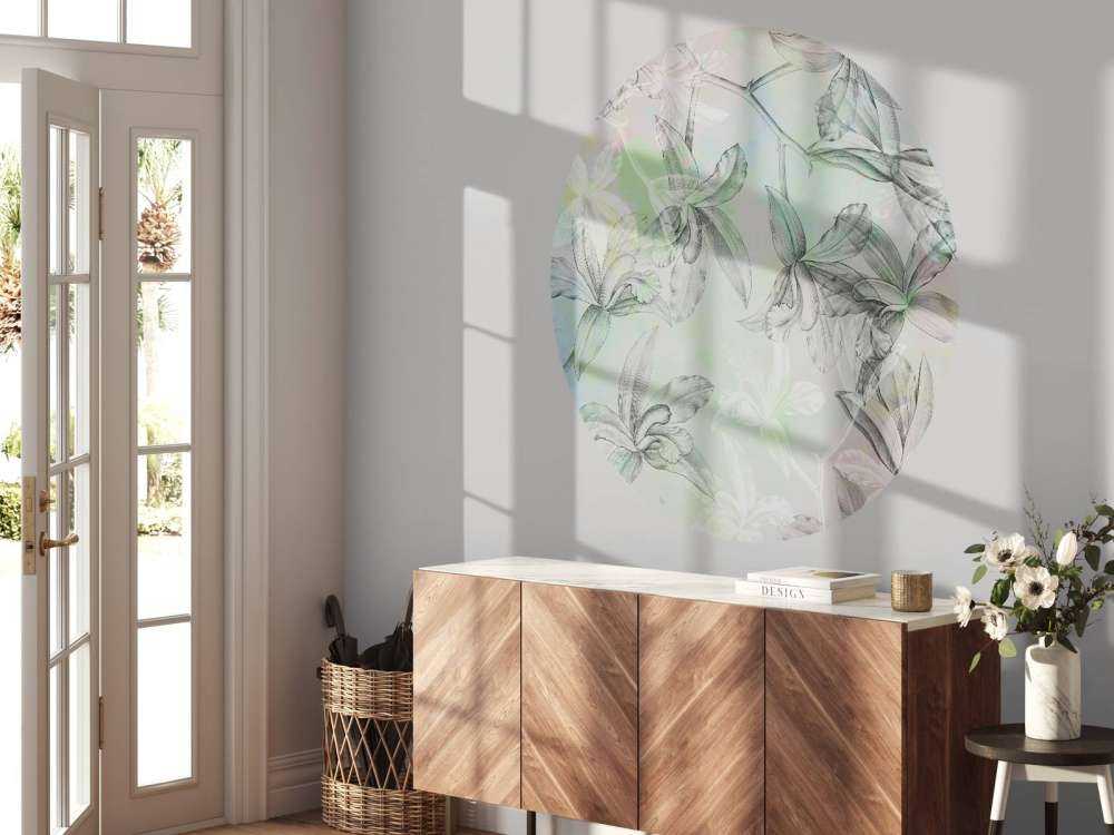 Vattenfärg Orkidé Harmoni