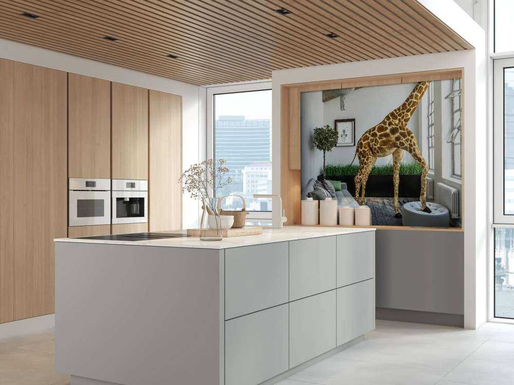 Giraff i huset