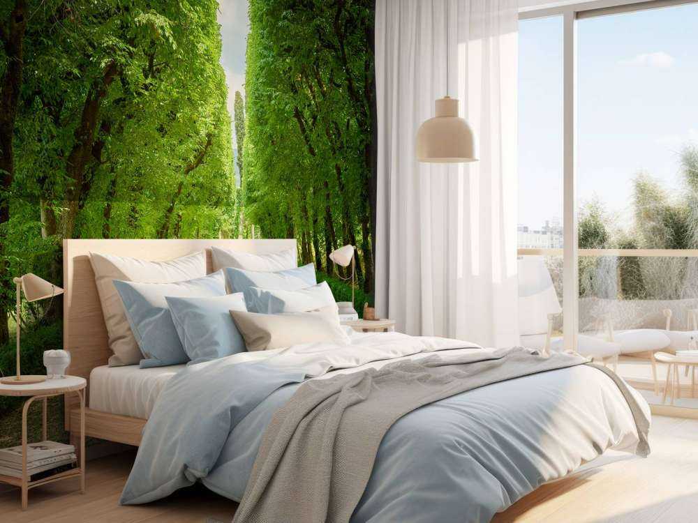 Grön körbana med grus