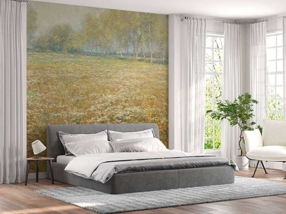 blommande äng