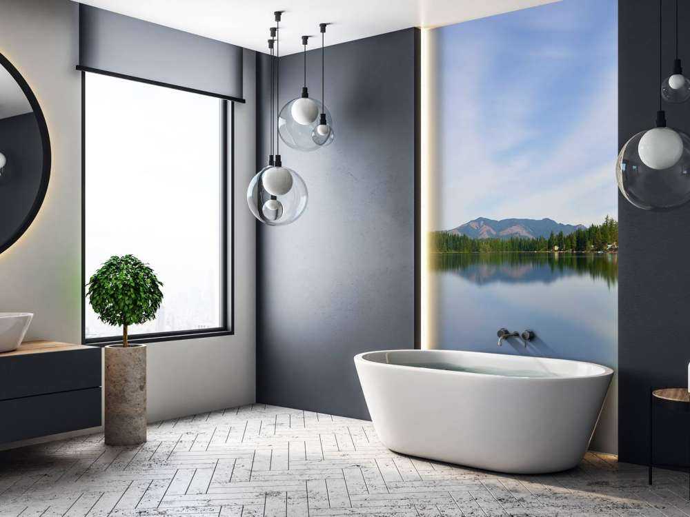 reflektion i sjön