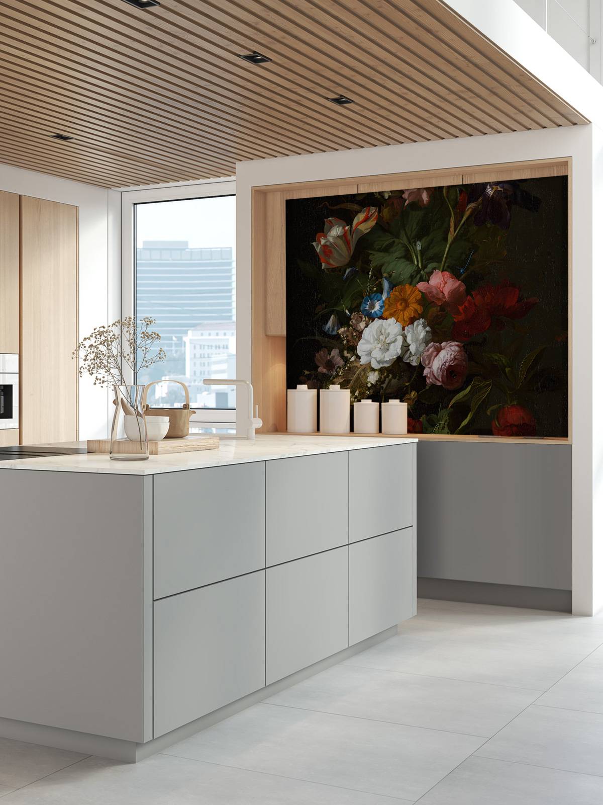 Vas med blommor, Jan Davidsz