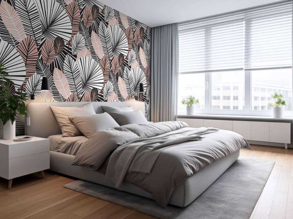 Elegant blommönster