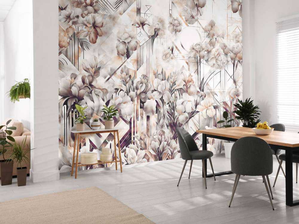 Kæmpe akvarel iris sepia