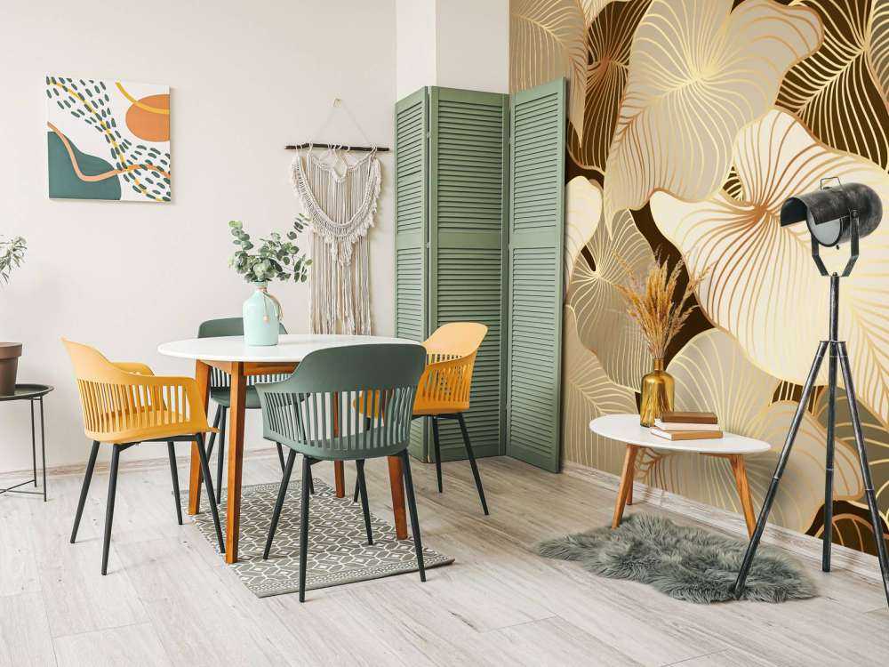 Brune tropiske blade