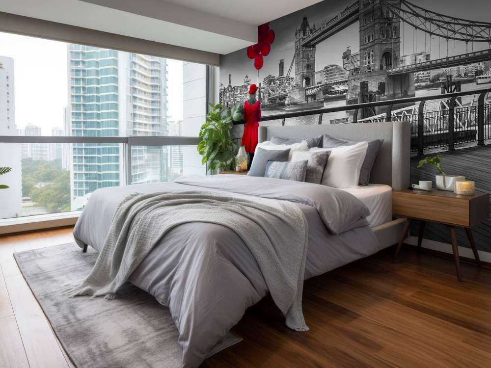 Kvinde ved tårnbroen