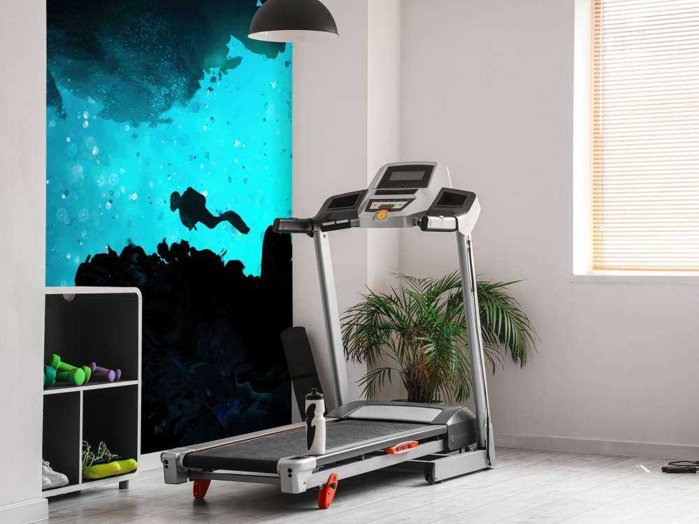 Smal hule med dykker