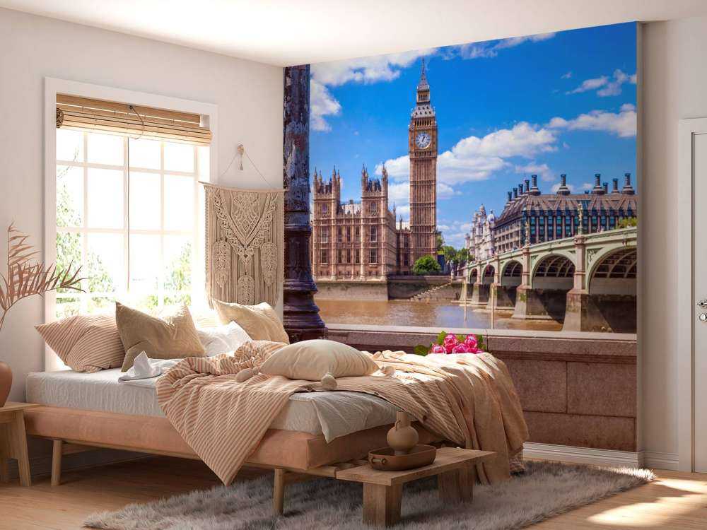 Lyserøde roser i London