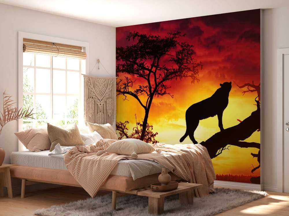 Geparden på et træ