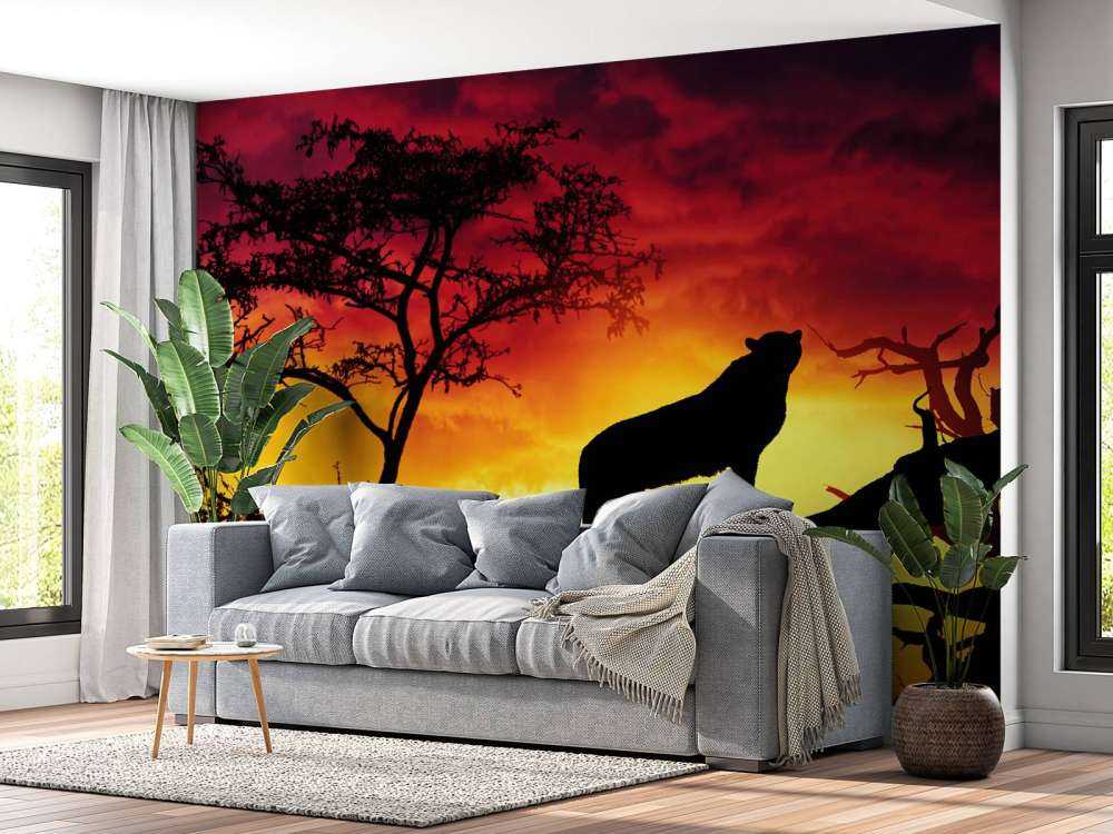 Geparden på et træ