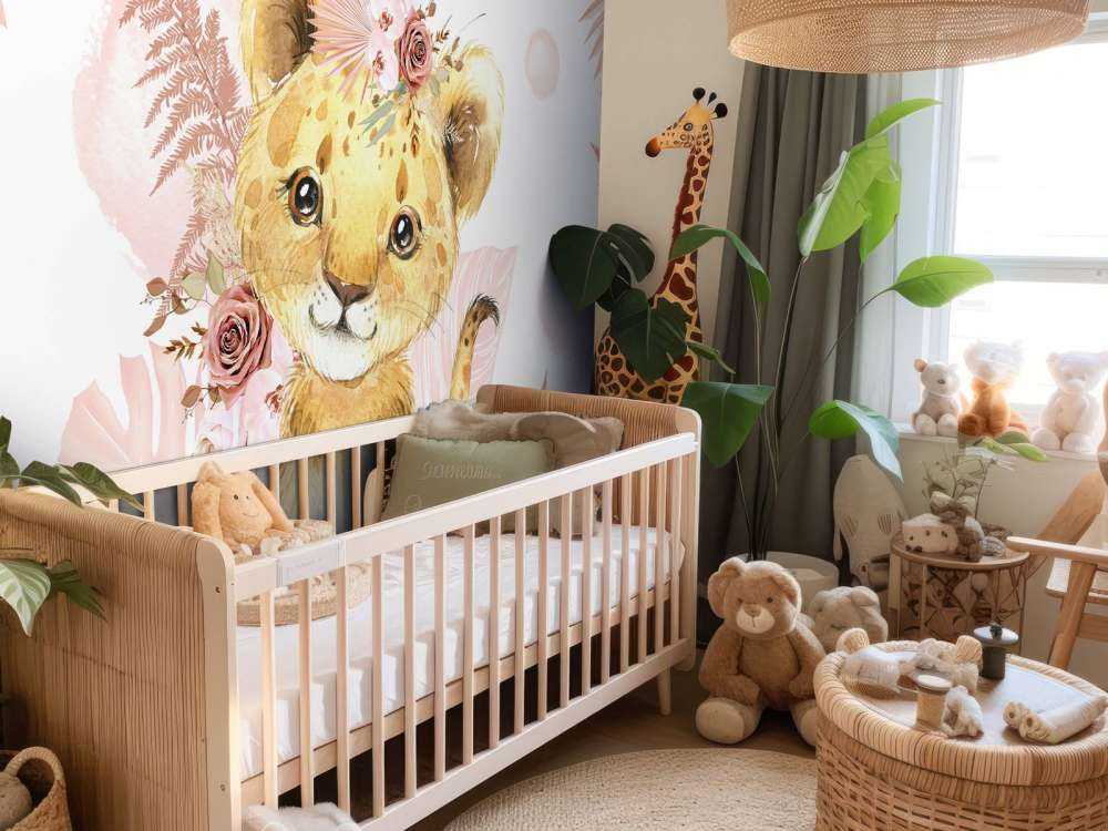 Lyserød jungle-løveunge