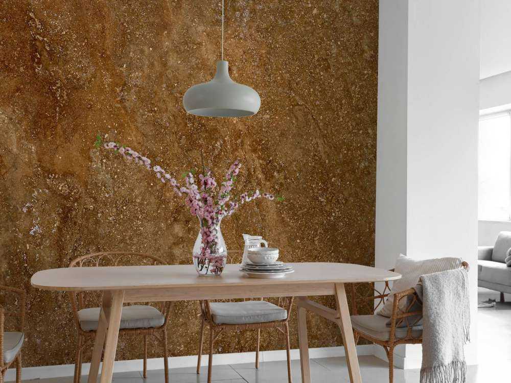 Marmor med guldfarve