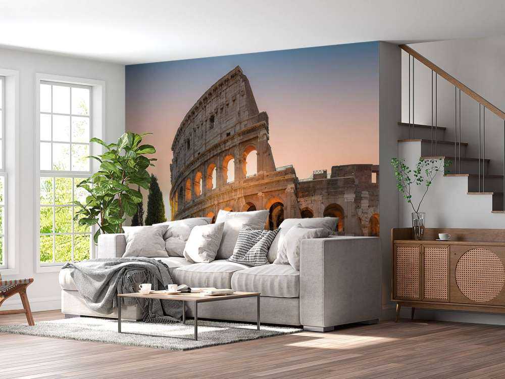 Colosseum ved solopgang