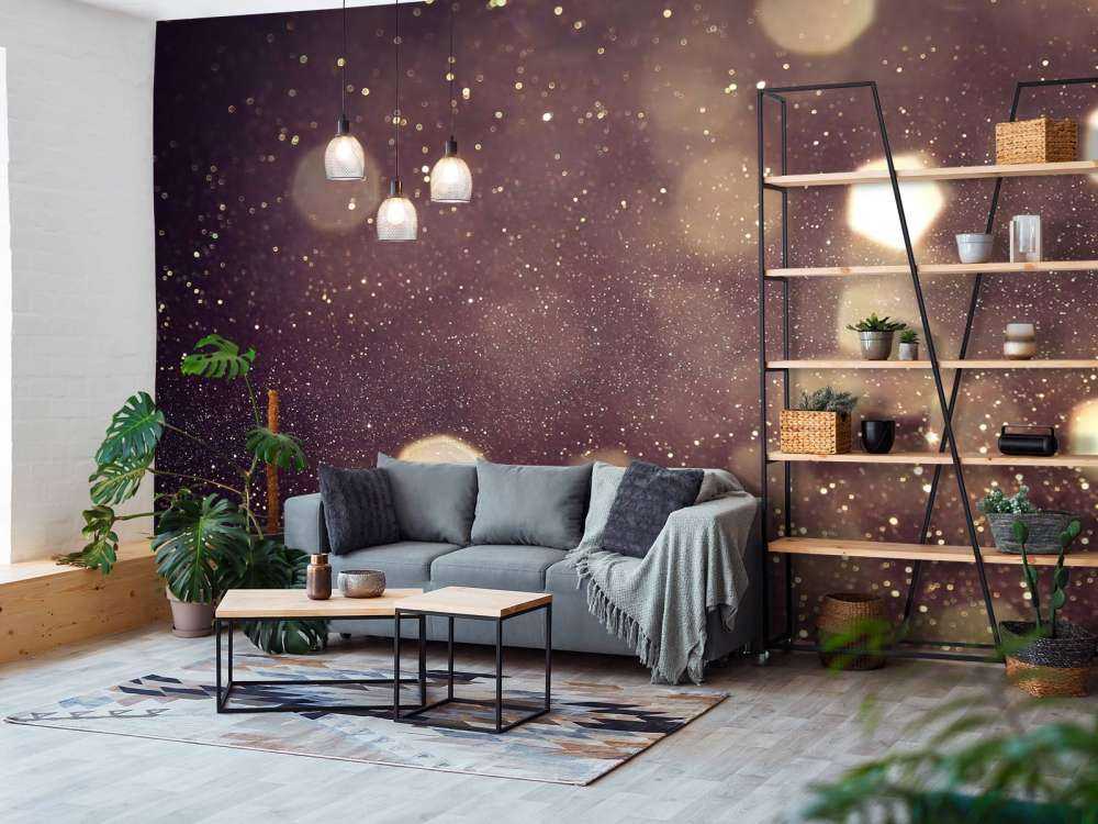 Abstrakt glitter lys