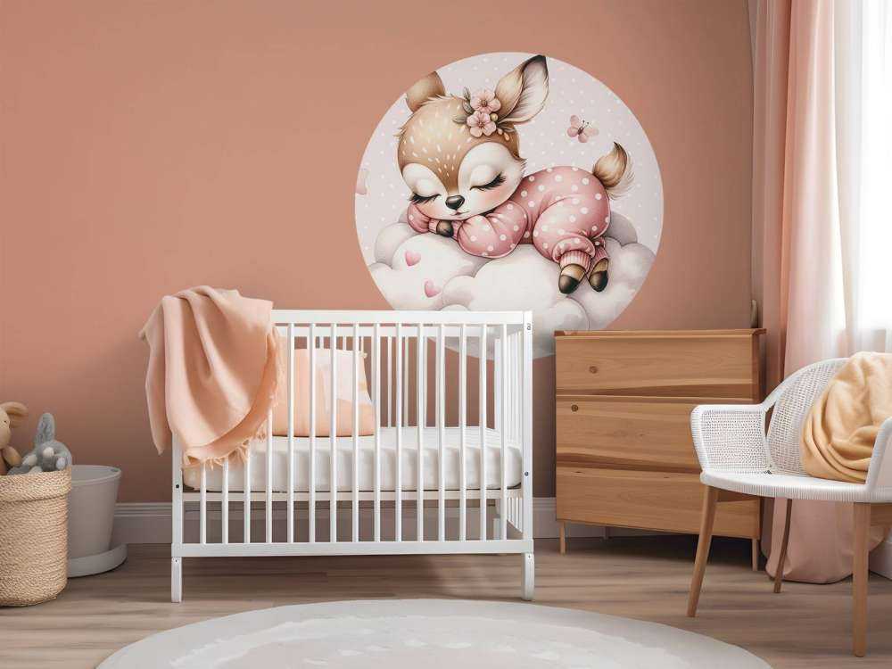 Sovende hjort på en sky