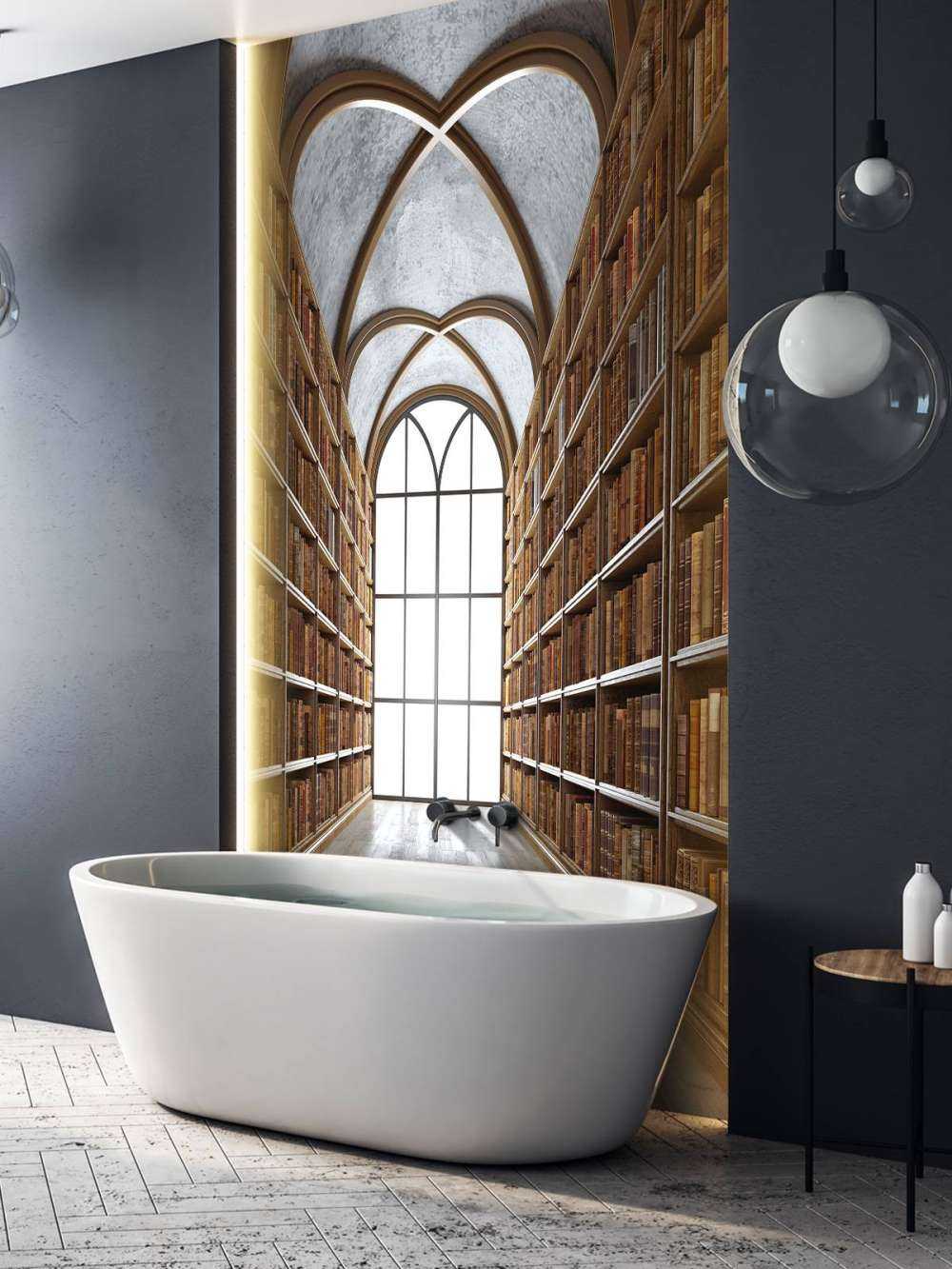 Middelalderlig biblioteksal