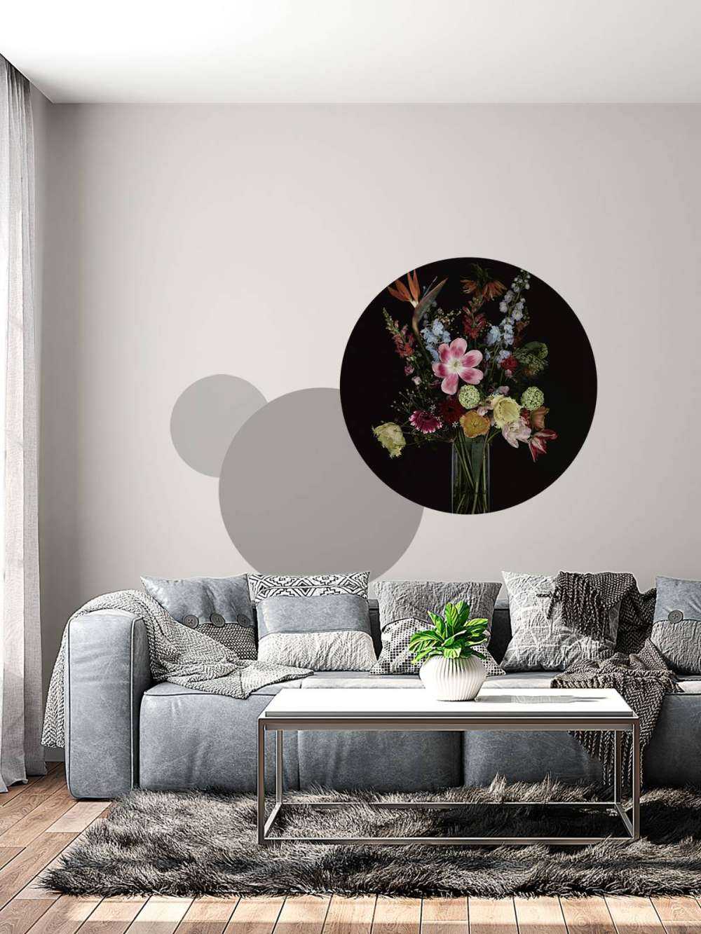 Stilleben af blomster