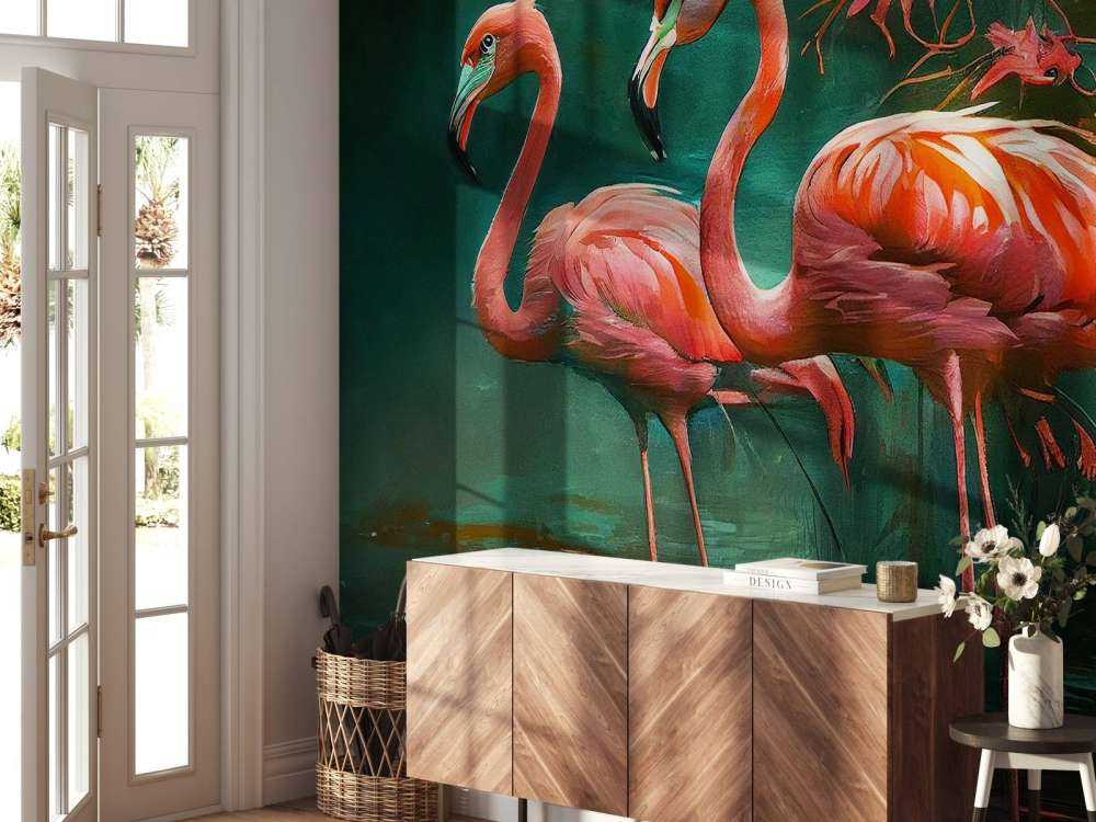 Flamingo Hviskende Vand