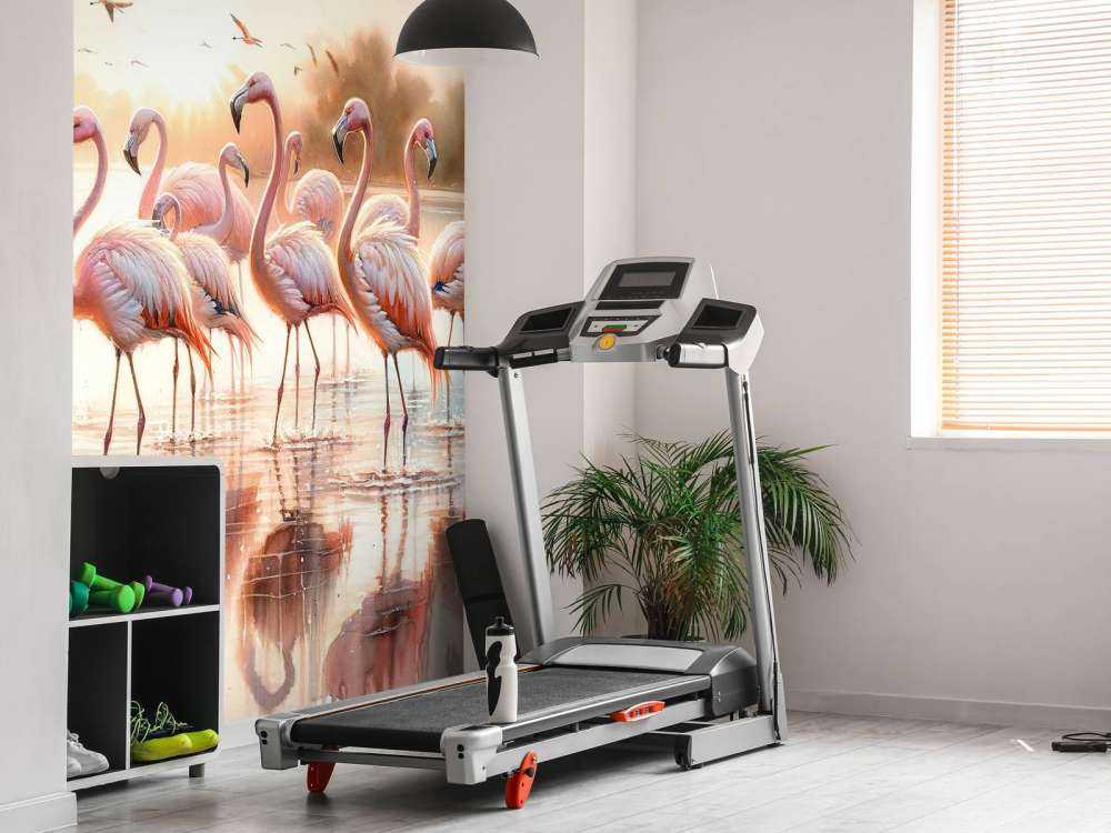 Serene Flamingo Sunrise