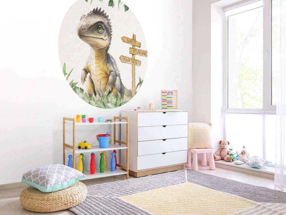 Baby spinosaurus i junglen