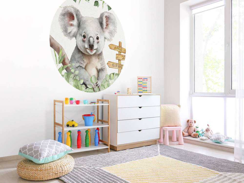 Baby koala i junglen