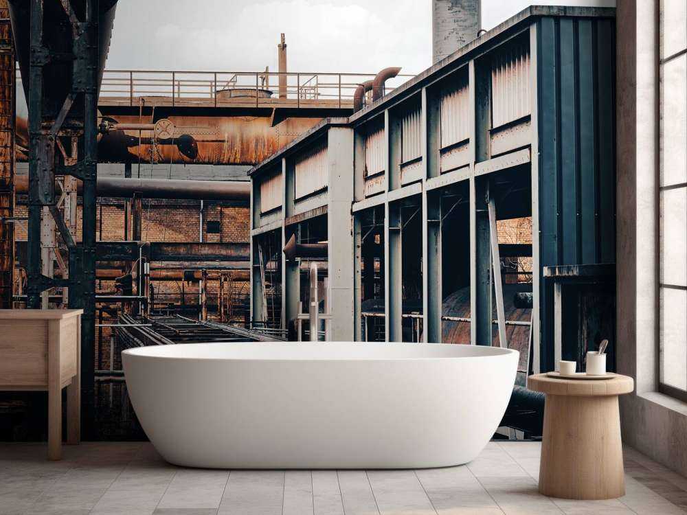 Skinner på et gammelt anlæg