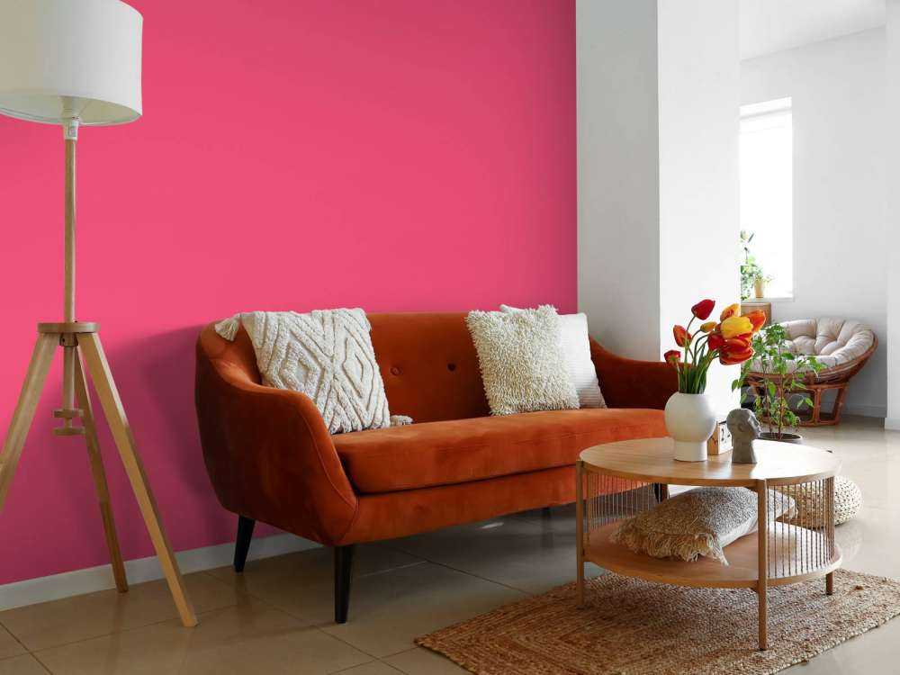 Mørk pink