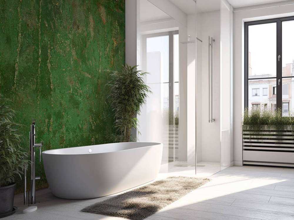 Grønt oxideret metal