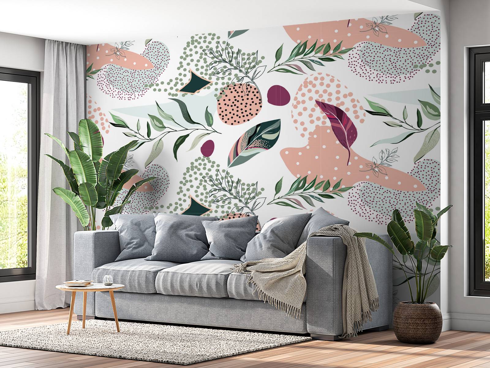 Lyserøde blomster