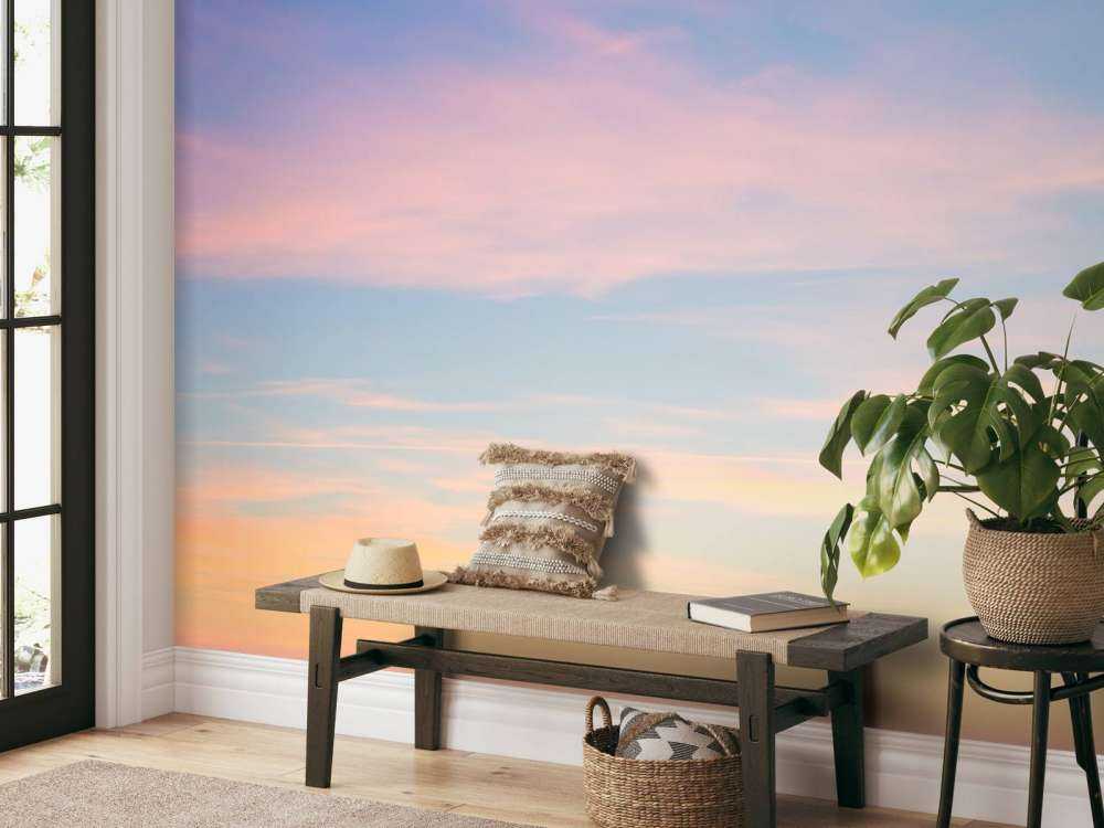 Himmel med bløde farver