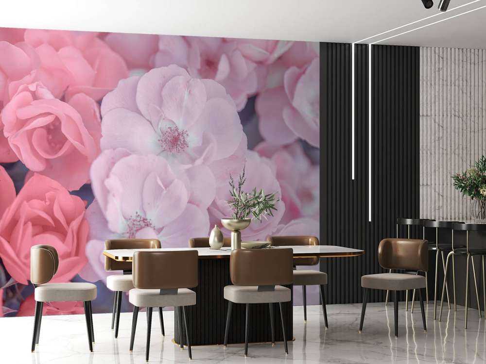Lyserøde gejstlige blomster