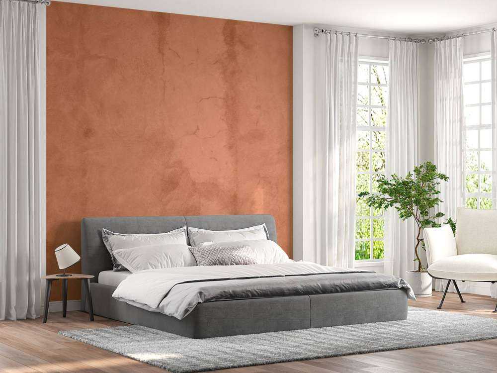 Beton med terracottafarve