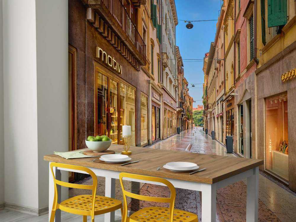 Butiksgade tidligt om morgenen