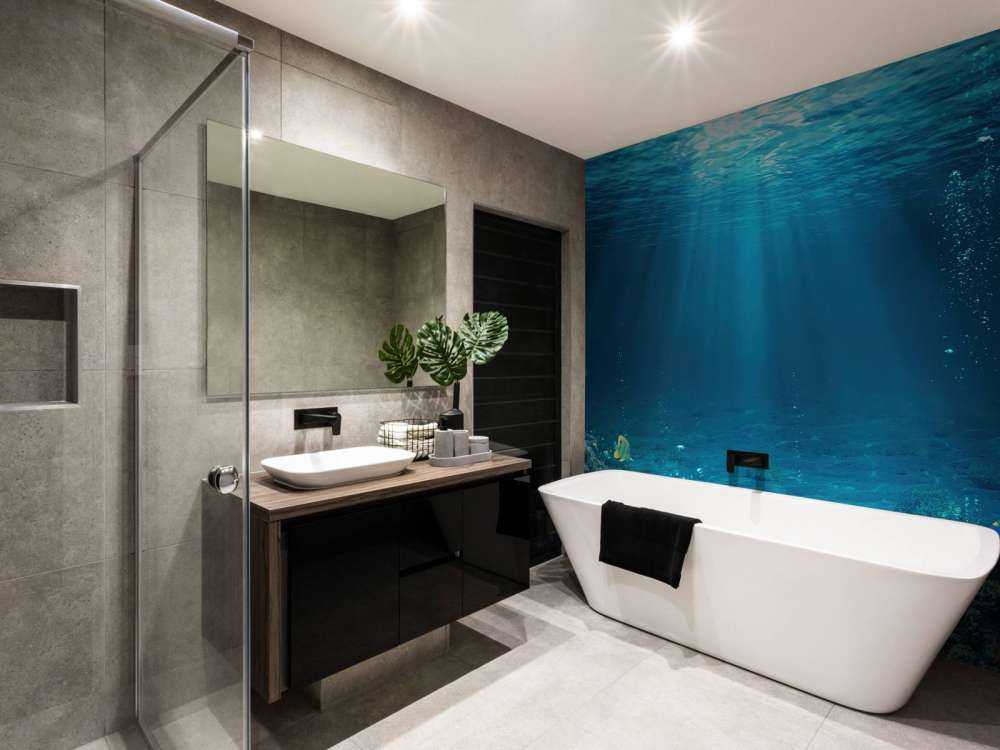 Solstråler gjennom vannet